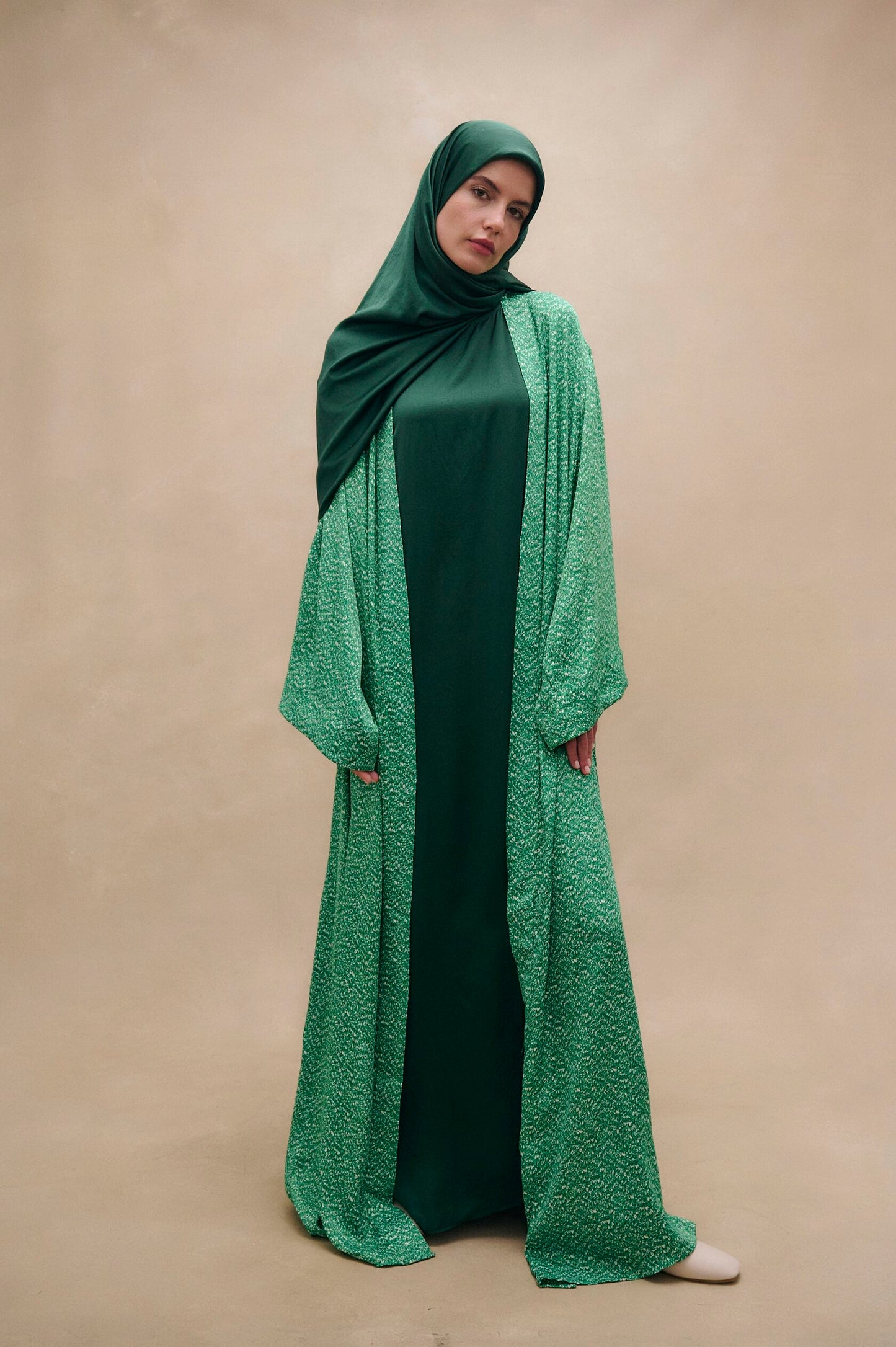 Emerald Grace Luxury Abaya