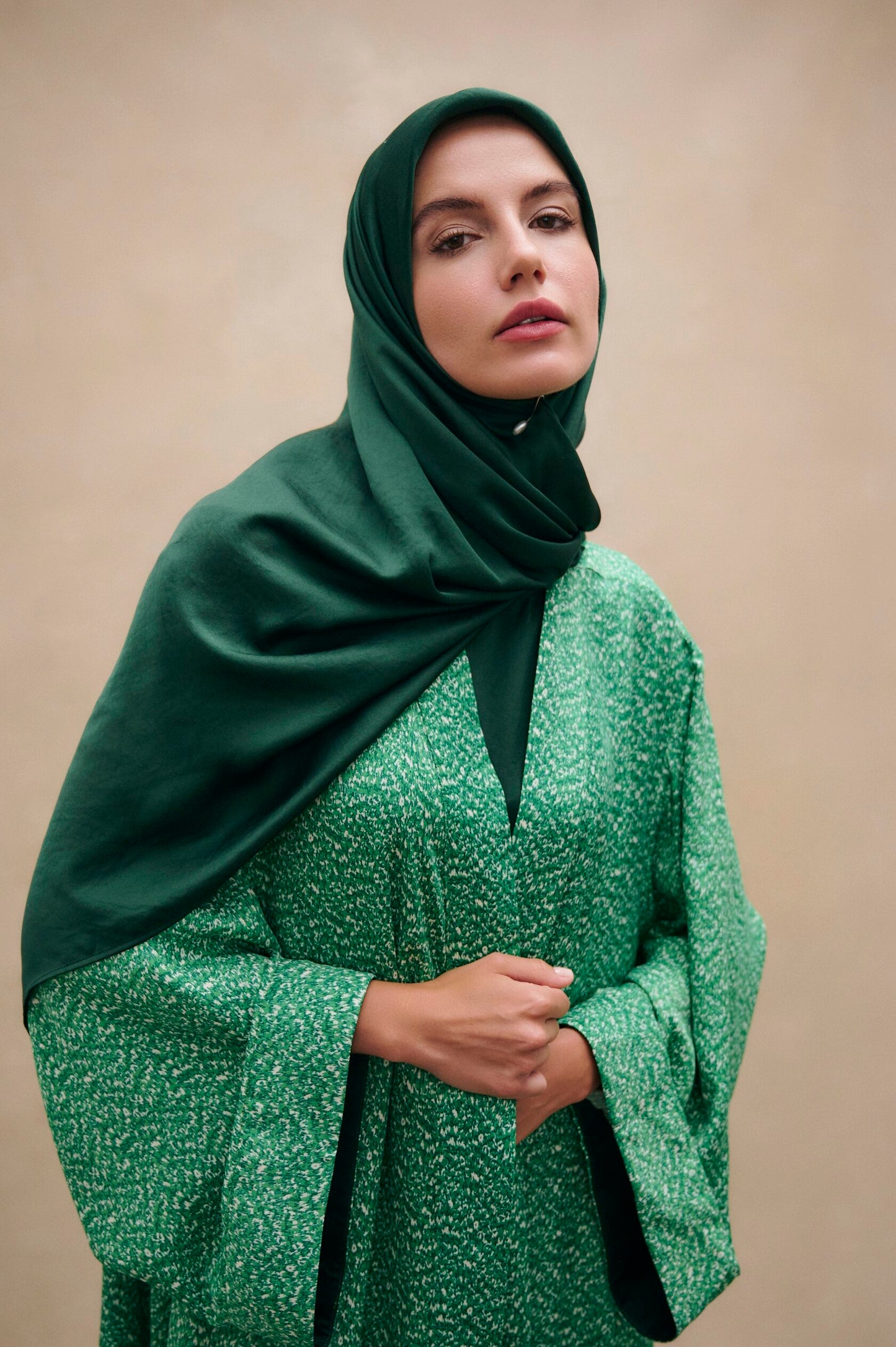 Emerald Grace Luxury Abaya